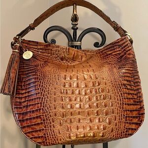 Brahmin Brown Leather Handbag